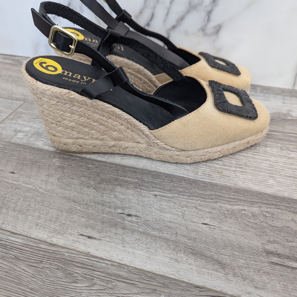 Naya Tan Wedge Sandals